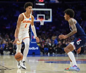 马克西44+7+9约翰逊41+14 76人双加时不敌老鹰