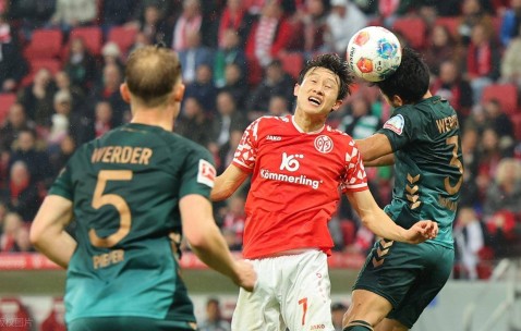 1-1，德甲第16战平德甲第9，终结2连败，32岁威德默发威难换3分