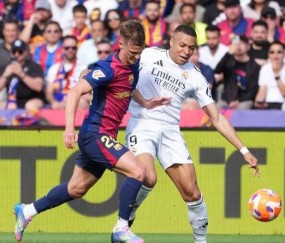 欧冠15冠王皇马2-1力克巴萨,终结4连败,甩开5分争冠稳了