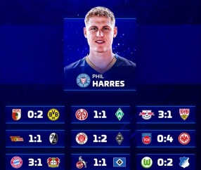 德转预测德甲:奥格02多特,拜仁31药厂,红牛31斯图,科隆11汉堡