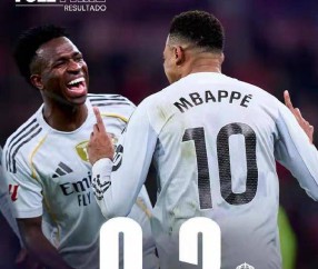 3-0完胜！姆巴佩独造三球助皇马赢球，射手榜反超哈兰德排第一