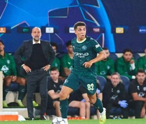 欧冠曼城2-0升级3-2-5:努内斯边后腰传准近98,里科助哈兰德