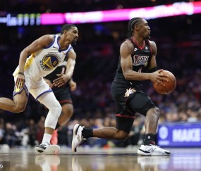 埃奇库姆补篮绝杀马克西35分 76人胜勇士