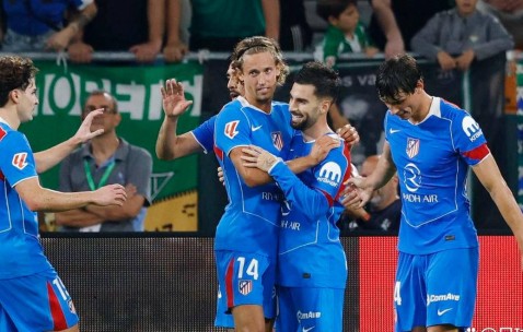 马竞轻松击败皇家贝蒂斯，阿尔瓦雷斯助攻领跑西甲