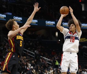 约翰逊30+12+12麦科勒姆空砍28分 老鹰胜奇才