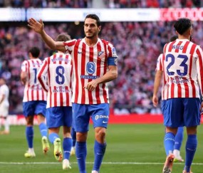 西甲第16轮精彩对决:马竞主场2-1力克瓦伦西亚