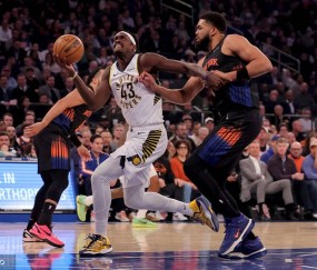 布伦森40分唐斯22+14哈特三双空砍 尼克斯加时负步行者