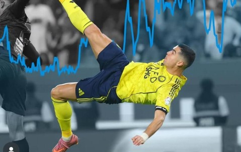 40岁C罗补时绝杀倒钩破门！954球打破生理年龄的想象边界