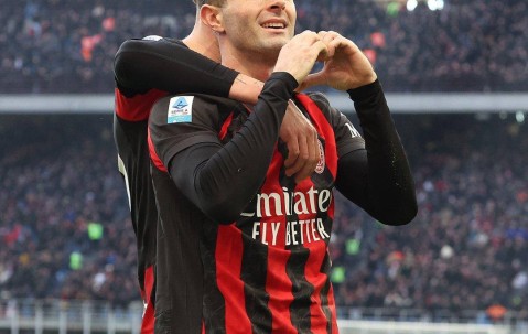 美队破门，夏季新援梅开二度，AC米兰主场3-0大胜维罗纳，暂居意甲榜首