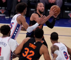 马克西30+9布伦森22+9 76人终结尼克斯连胜