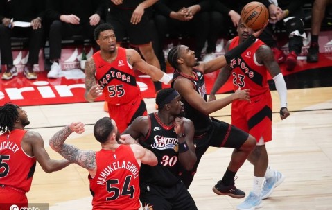 马克西38+4+5博伊尔斯17+15 猛龙加时胜76人