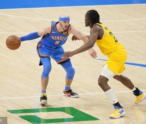 雷霆两替补三分球合计16中9 五位先发合计17中4