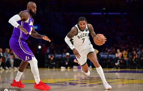 老詹26+10东契奇24分&6犯 字母21分雄鹿送湖人两连败