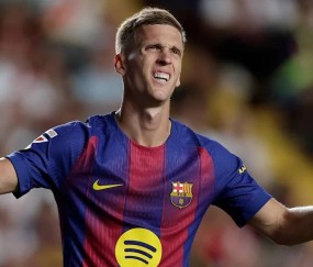 奥尔莫肩伤缺阵一个月，巴萨迎赛季关键考验