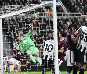 一场2-1让纽卡4轮不败，积分追平热刺曼联，争四形势白热化