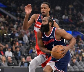 哈登22+8伦纳德33分 快船主场击败奇才获4连胜