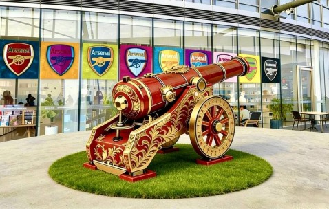 枪迷集合，枪魂入画，阿森纳艺术首展落地上海