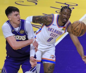 詹姆斯22+10杰伦威23分 雷霆终结湖人3连胜