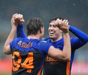 意甲最新积分消息国米逆转大胜弱旅多AC米兰6分稳居榜首