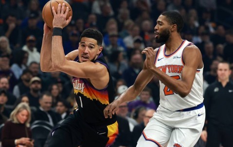 布克31+8狄龙27+7+5 布伦森27分太阳击败尼克斯