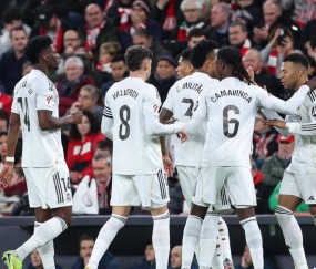 西甲争冠格局大洗牌，皇马3-0完胜毕尔巴鄂，姆巴佩追平C罗纪录引关注