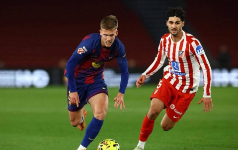 巴萨逆转取胜却遭重创！全场最佳奥尔莫肩膀脱臼，赛季提前报销