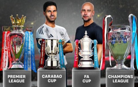 英超奇景！曼城阿森纳四线并进，3月决战将创英格兰足坛历史