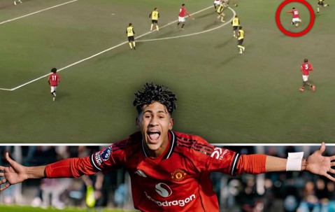 曼联小梅西洗脱冤屈后首发破门，晋级8强！卡里克驱车260公里观战