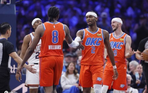 亚历山大37分杰威复出11+8 雷霆险胜太阳11连胜