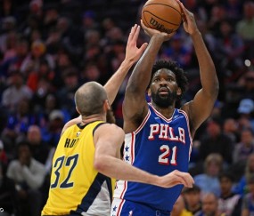 恩比德30分马克西29+8 步行者不敌76人