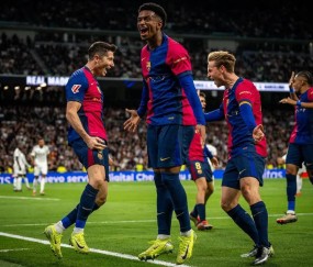 西甲悲喜一夜！巴萨2-3爆冷，搅乱欧冠区，皇马2-0，马竞4-1