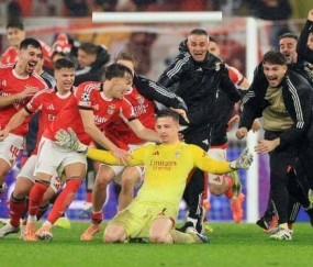 特鲁宾98分钟头球绝杀皇马,本菲卡门将的传奇一夜