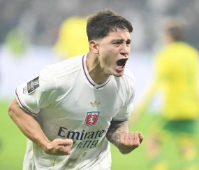 3-0完胜，24岁国米旧将爆发：无解双响炮助力里昂两连胜，逼近法甲前四