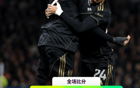 热刺1比2富勒姆，6分钟崩盘跌至第10，四场不胜主帅被喊下课