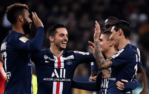 法甲：摩纳哥VS巴黎圣日尔曼