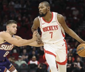 杜兰特28+8阿门31分 申京缺战火箭主场轻取太阳