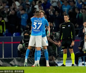 意甲-卢卡库破门麦克托米奈建功 那不勒斯2-0以1分优势夺冠