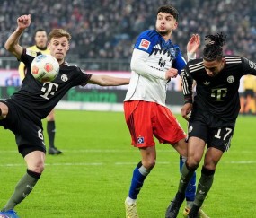 德甲爆冷!第14名汉堡主场逼平领头羊拜仁,拜仁连续两轮未尝胜绩