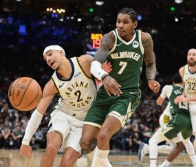 波特23+7+8罗林斯22分 雄鹿擒步行者3连胜