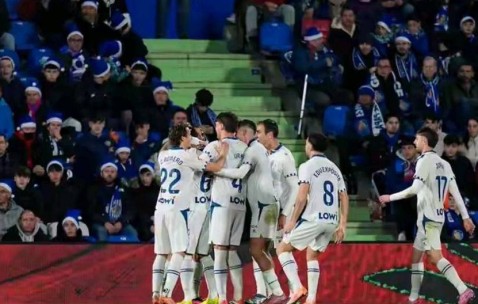 西甲第16轮：西班牙人客场1-0力克赫塔费，豪取联赛四连胜