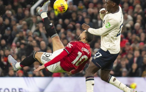 （外代二线）足球——英超联赛：曼联战平西汉姆联