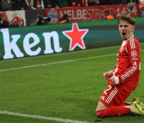 14轮狂轰50球!拜仁再创德甲纪录,五大联赛最强火力,穆勒笑疯了