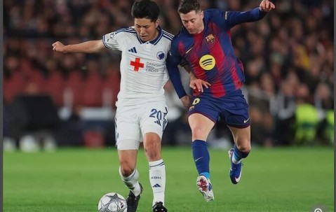 像齐达内一样过人的危险球员！22岁日本球员对阵西甲冠军表现活跃