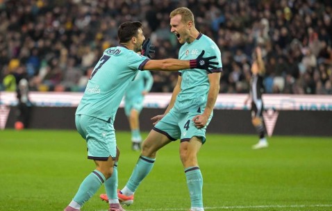 博洛尼亚3-0客场大胜乌迪内斯，高压逼抢制胜，升至意甲第三