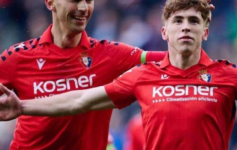 西甲第23轮前瞻：塞尔塔对阵奥萨苏纳