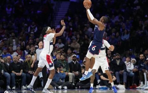 马克西35分德拉蒙德12+10 76人主场大胜奇才