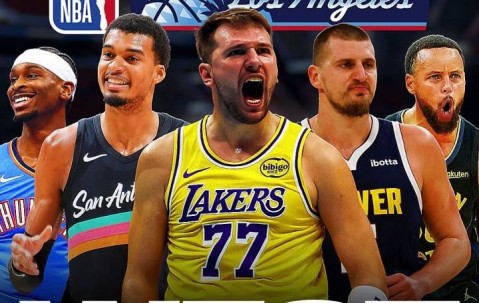 全明星首发：东契奇票王 詹姆斯连续21年纪录终结