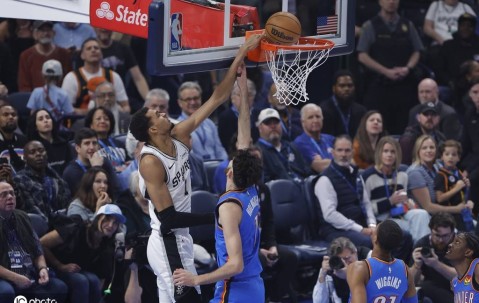 亚历山大34分文班亚马17+7 雷霆击败马刺4连胜