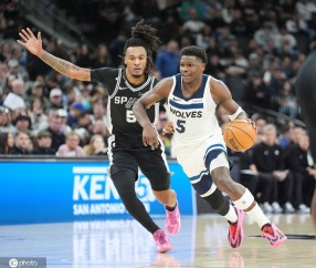 生涯新高竟成空砍！爱德华兹55分仍难奈马刺 末节26分