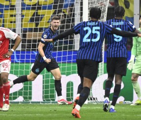 （外代二线）足球——欧冠联赛：阿森纳胜国米